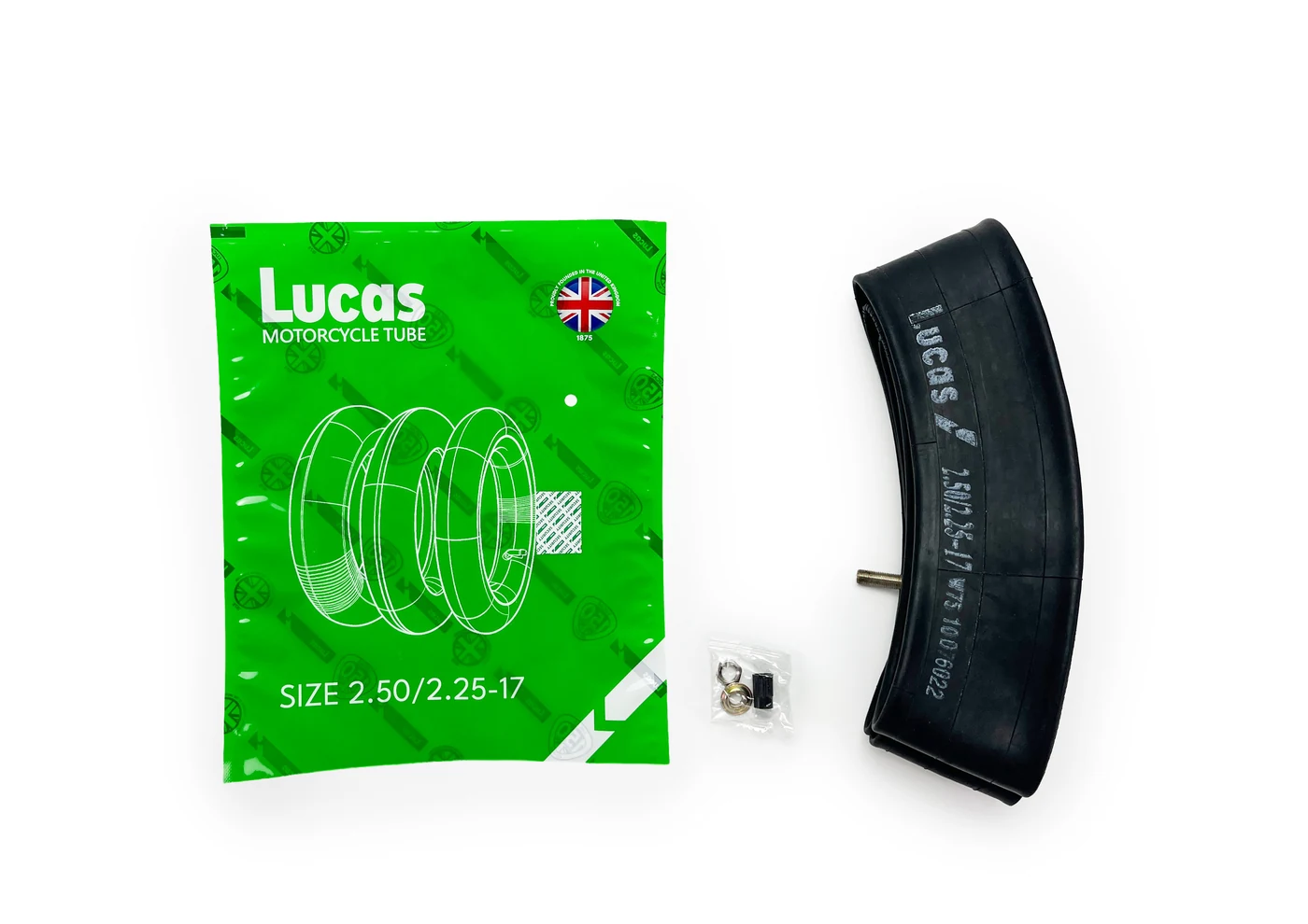 Lucas Inner Tubes with green packaging